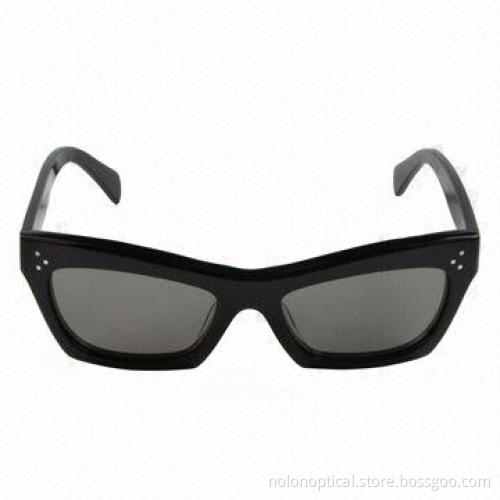 Fashionable Shiny Black Sunglasses for Cool Girl